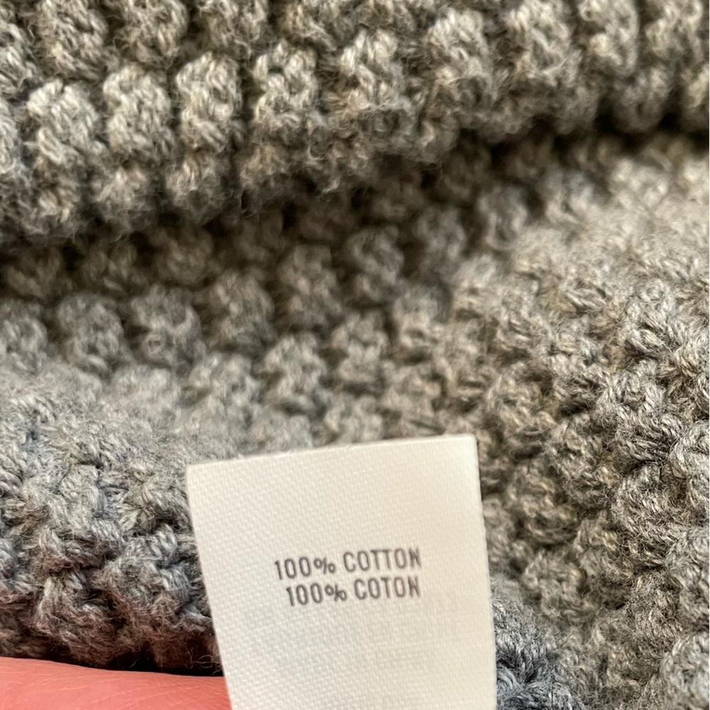 Aerie Cozy Gray Button-Up Women Cardigan Sweater Size Medium - Picture 9 of 10